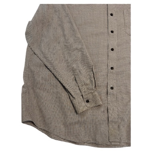 LL Bean | Houndstooth Wicked Good Flannel Button Up Shirt | Size XXL Reg | EUC - Picture 3 of 5